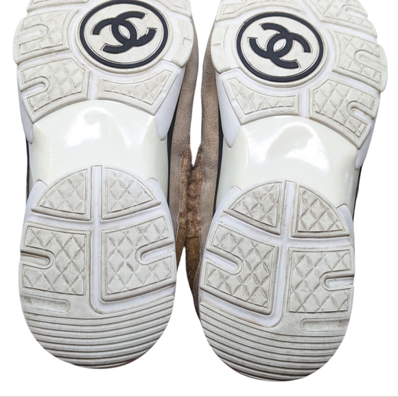 Chanel 2019 Interlocking CC Logo Chunky Sneakers Trainers Size EU 40.5 - Picture 14 of 16